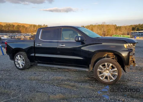 2021 Chevrolet Silverado K1500 High Country из США, поврежденный, VIN 1GCUYHEL6MZ371449